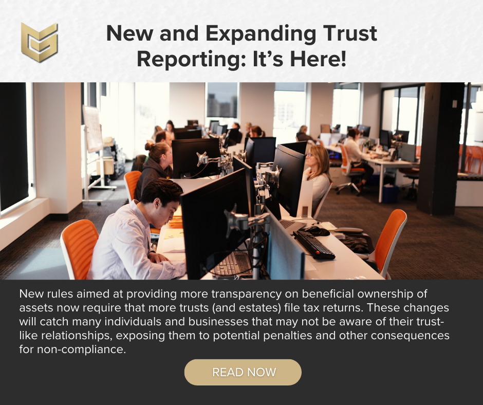 New and Expanding Trust Reporting: It's Here!